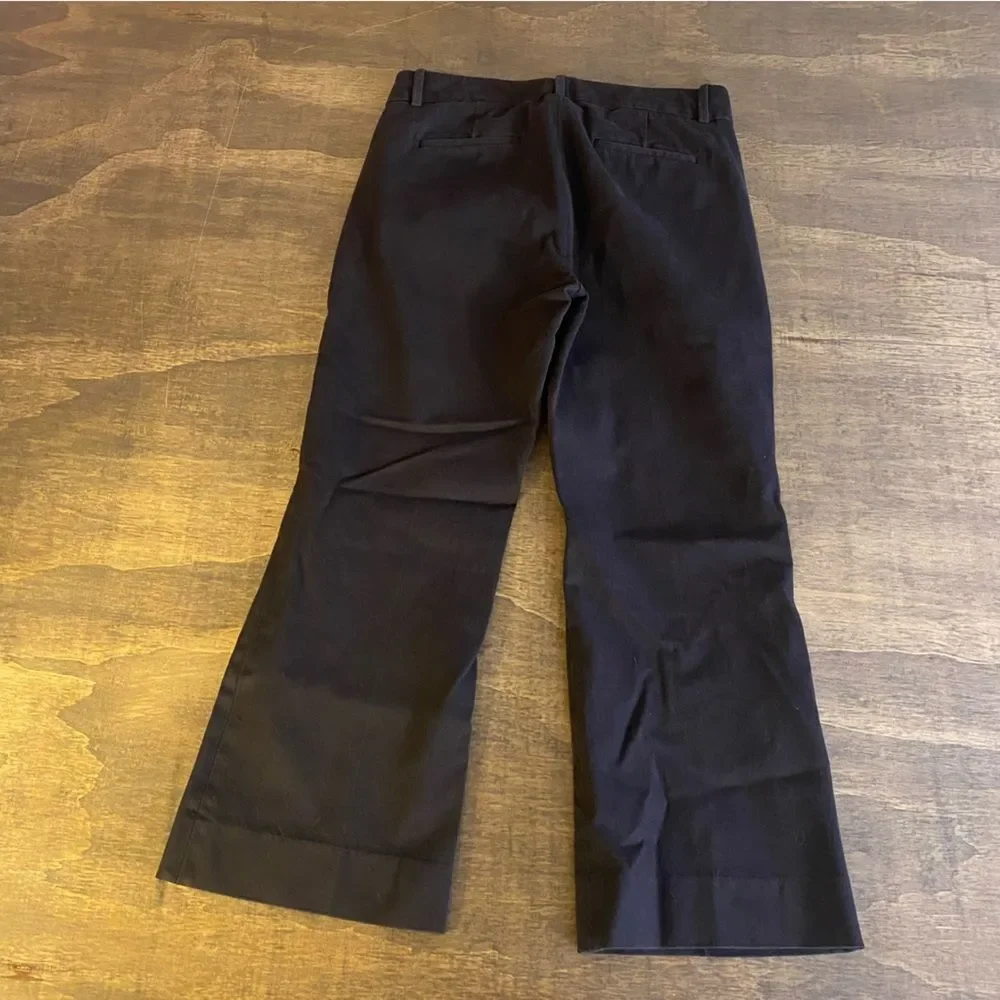 J. Crew Black Chino Trouser Pants